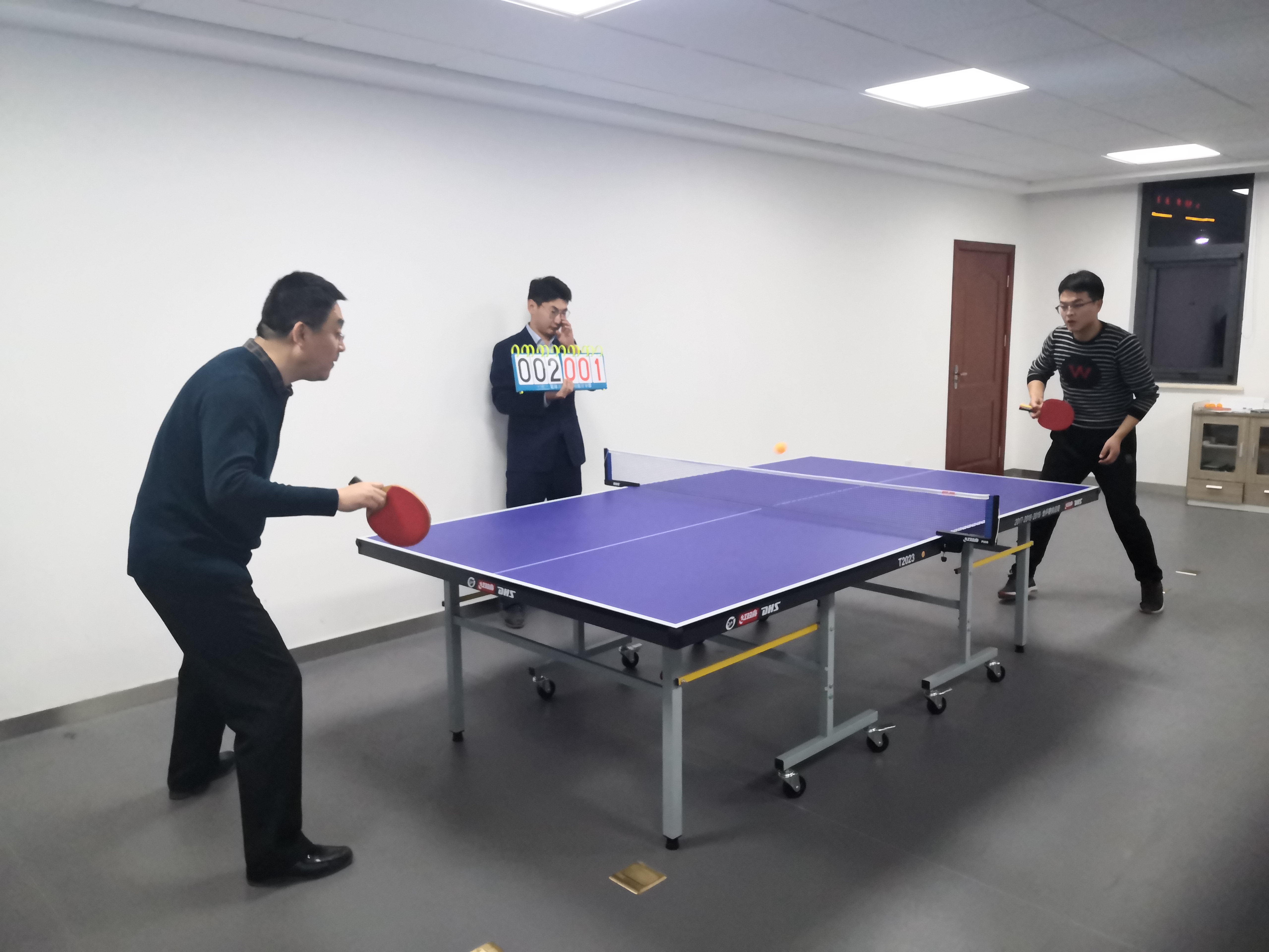 泓源公司舉辦“慶元旦、迎新春”職工乒乓球臺(tái)球比賽(圖2)